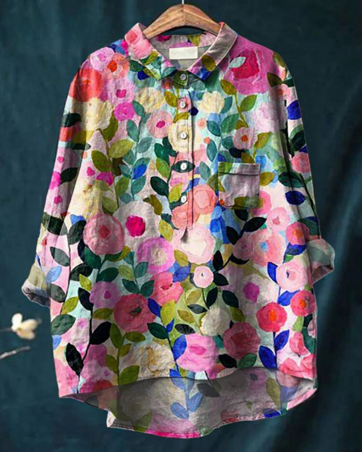 Mariya™ | Colorful floral blouse