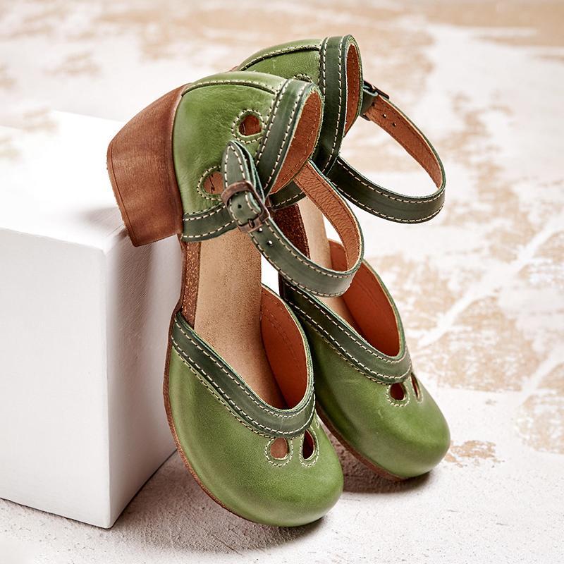 Amalia™ | Comfortable low heel sandals