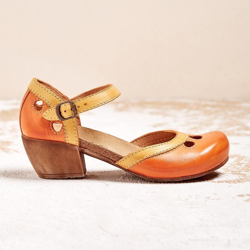 Amalia™ | Comfortable low heel sandals