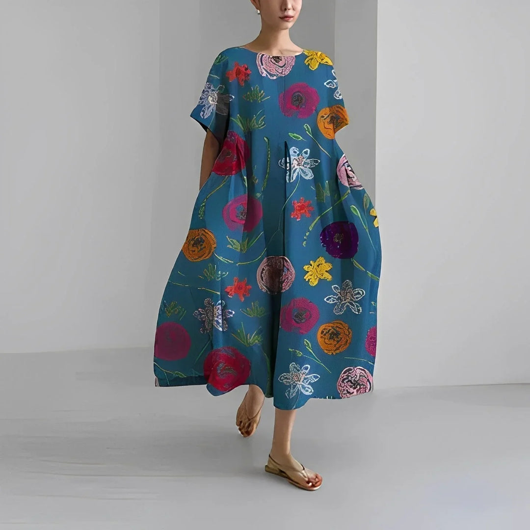 SANDRA | Comfortable Floral Dress