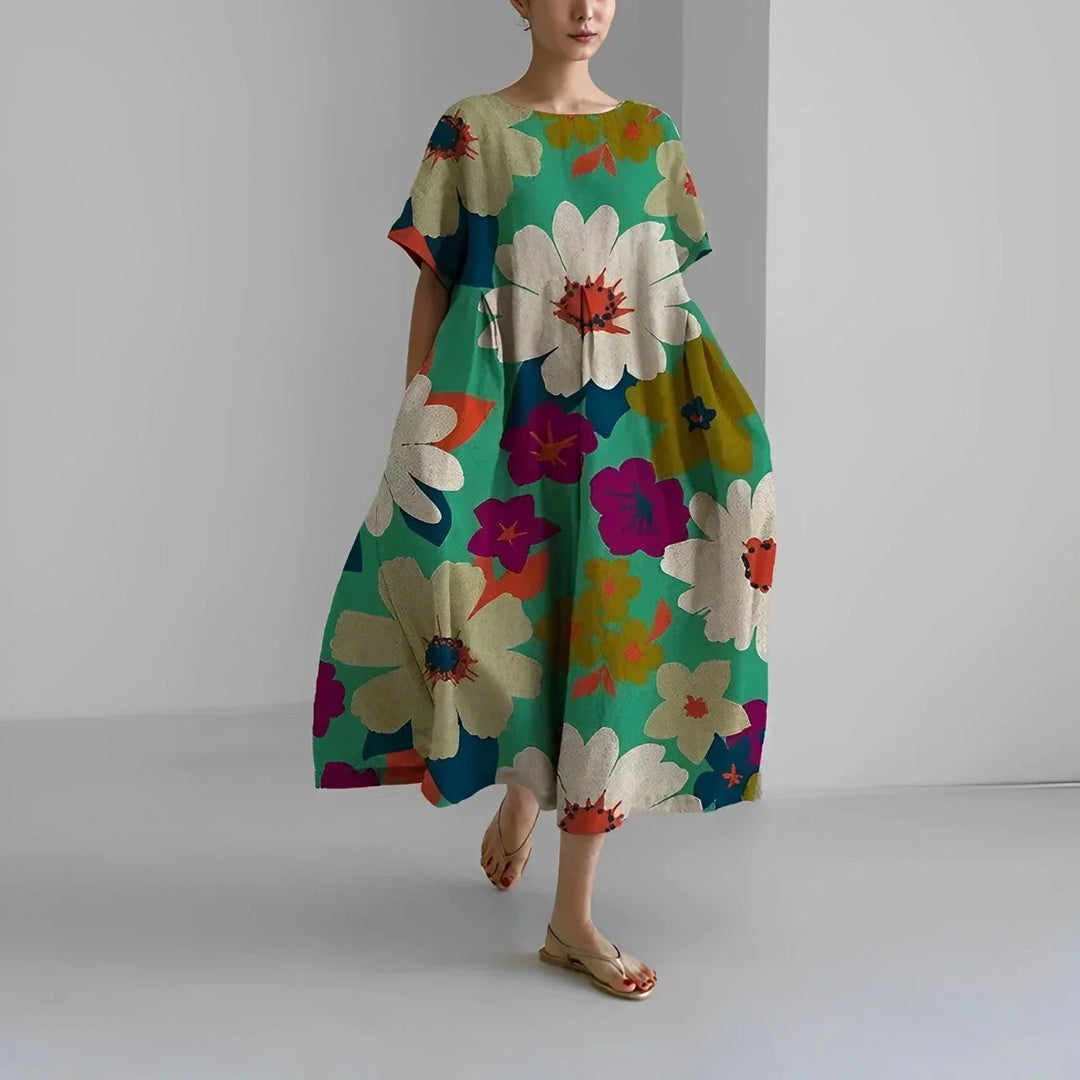 SANDRA | Comfortable Floral Dress