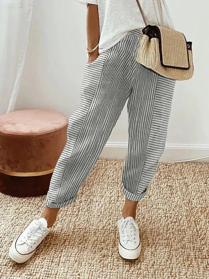 BERNADINE | Striped trousers